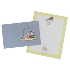 【ポイント10倍 & クーポン！】ドラえもん 手渡し手紙セット ミニレターセット タイムマシン 藤子F不二雄 Green Flash ミニ便箋＆ミニ封筒 アニメキャラクター グッズ メール便可 シネマコレクション