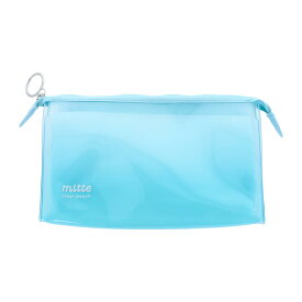 mitte ミッテ ペンポーチ クリアポーチ マチ morning サンスター文具 新学期準備文具 シンプル グッズ シネマコレクション