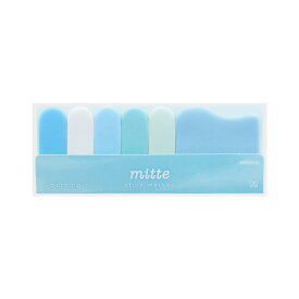 mitte ミッテ 付せん ダイカット付箋スリム morning サンスター文具 新学期準備文具 シンプル グッズ メール便可 シネマコレクション
