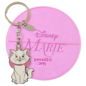 おしゃれキャット マリー キーリング PVCケース入りキーホルダー ディズニー マリモクラフト プレゼント ケース付き キャラクター グッズ メール便可 シネマコレクション