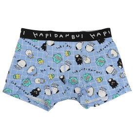 にしむらゆうじxはぴだんぶい 男性用下着 ボクサーブリーフ チェック スモールプラネット ギフト雑貨 メンズインナー キャラクター グッズ メール便可 シネマコレクション