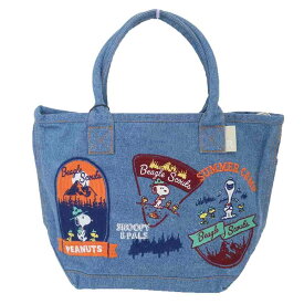 【ポイント10倍 & クーポン！】スヌーピー ランチバッグ IPデリ デニム PEANUTS 9N Beagle Scouts ピーナッツ ルートート お弁当かばん キャラクター グッズ メール便可 シネマコレクション