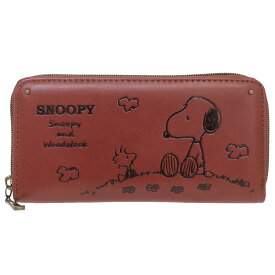 【ポイント10倍 & クーポン！】スヌーピー 長財布 ラウンド束入れ ピーナッツ サンアート プレゼント キャラクター グッズ シネマコレクション