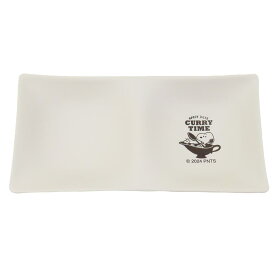 スヌーピー 中皿 2連プレート LET'S CURRY TIME ピーナッツ カミオジャパン 食洗機 電子レンジ対応 樹脂食器 割れにくい キャラクター グッズ シネマコレクション