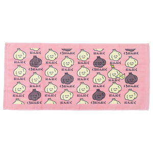 おえかきさん フェイスタオル プリントロングタオル にんにくさん オクタニ おもしろタオル 面白雑貨 グッズ メール便可 シネマコレクション