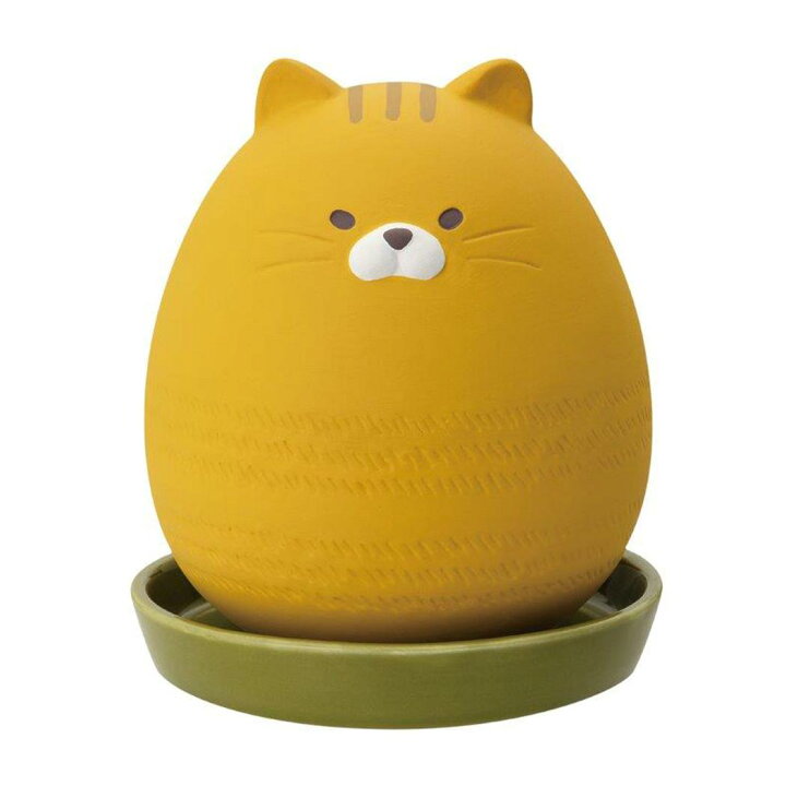 楽天市場】加湿器 潤いマスコット カンニャ トラ デコレ 素焼き エコ 