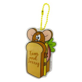 【ポイント10倍 & クーポン！】トムとジェリー キーホルダー サンドイッチ風キーチェーン EAT，EAT，EAT ワーナーブラザース インロック コレクション雑貨 キャラクター グッズ メール便可 シネマコレクション