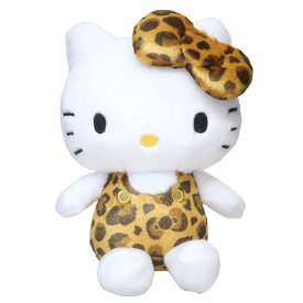 ハローキティ ぬいぐるみ お座りぬいぐるみ ヒョウ柄シリーズ ブラウン サンリオ ケイカンパニー プレゼント かわいい プラッシュドール キャラクター グッズ シネマコレクション
