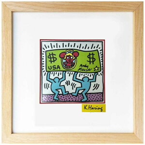 �y�|�C���g10�{ & �N�[�|���I�z�L�[�X�w�����O �A�[�g�t���[�� Keith Haring Andy Mouse 1986 US$ ���H�� �z�t�� �M�t�g �C���e���A ���i �V�l�}�R���N�V����