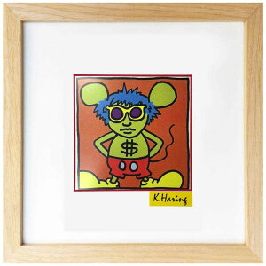 �y�|�C���g10�{ & �N�[�|���I�zKeith Haring �A�[�g�t���[�� �L�[�X�w�����O Andy Mouse 1986 I ���H�� �z�t�� �M�t�g �C���e���A ���i