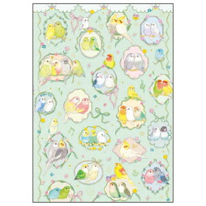 たけいみき 横罫ノート A5ノート カラフルバード アニマル クローズピン ミニノート ガーリーイラスト グッズ メール便可 シネマコレクション