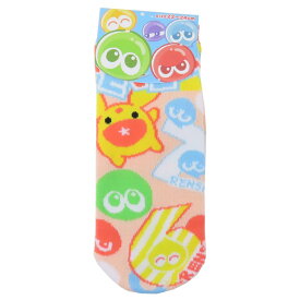 【ポイント10倍 & クーポン！】レディースソックス 女性用靴下 ぷよぷよ フィーバー ジェイズプランニング かわいい ゲームメール便可