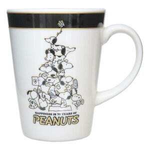 スヌーピー マグカップ 記念マグカップ SNピラミッド ピーナッツ75th ピーナッツ 金正陶器 食器 かわいい キャラクター グッズ シネマコレクション