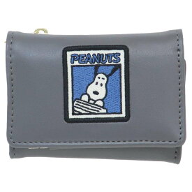 【ポイント10倍 & クーポン！】スヌーピー ミニウォレット ミニ財布 ブロックパターン ピーナッツ カミオジャパン コンパクト財布 キャラクター グッズ シネマコレクション