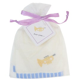 【ポイント10倍 & クーポン！】部活シリーズ ハンドタオル プチタオル IN 巾着 吹奏楽 トランペット カミオジャパン ギフト プレゼント 学生 運動部 グッズ メール便可 シネマコレクション