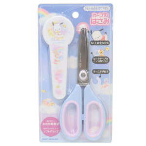 ポチャッコ はさみ カーブ刃はさみ お菓子パーティー サンリオ カミオジャパン 新学期準備文具 キャラクター グッズ メール便可 シネマコレクション