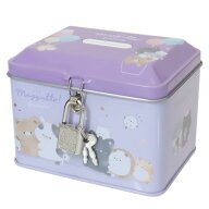 【ポイント10倍 & クーポン！】貯金箱 カギ付き缶バンク むぎゅっとふれんず クーリア プレゼント かわい…
