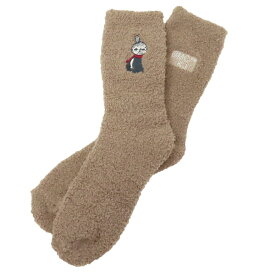 【ポイント10倍 & クーポン！】ムーミン 女性用防寒靴下 巾着入りソックス マフラー ブラウン 北欧 カミオジャパン プレゼント ウォーマー雑貨 キャラクター グッズ シネマコレクション