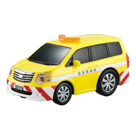 【ポイント10倍 & クーポン！】ドライブタウン おもちゃ プルバックカー NO.3 トヨタ ノア道路整備車 自動車 マルカ株式会社 ミニカー くるま のりもの グッズ シネマコレクション