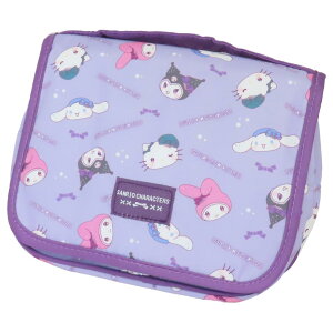サンリオキャラクターズ トラベルポーチ トラベル ハイキングポーチ PP パープル サンリオ サンタン 吊り下げポーチ 小物入れ キャラクター グッズ メール便可 シネマコレクション