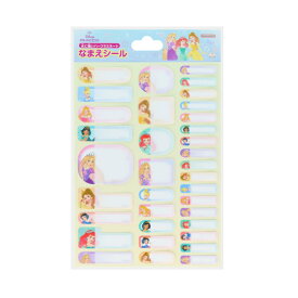 ディズニープリンセス ネームシール 名前シール ディズニー サンスター文具 新学期準備文具 小学生 キャラクター グッズ メール便可 シネマコレクション