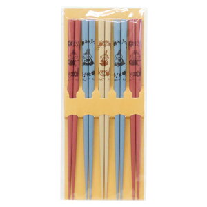 ムーミン 箸 箸5膳セット お花とフルーツ 北欧 カミオジャパン 持ちやすい ギフト キャラクター グッズ メール便可 シネマコレクション