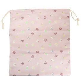 【ポイント10倍 & クーポン！】巾着袋 巾着L きんちゃくポーチ スイーツ ミントイン 新学期準備 体操服入れ グッズ メール便可 シネマコレクション