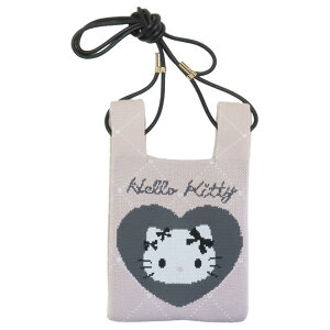 ハローキティ ミニショルダーバッグ IP ベビールー ニット調生地ミニショルダー heart サンリオ ルートート プレゼント baby roo キャラクター グッズ メール便可 シネマコレクション