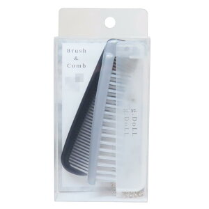 LIKECOSME ヘアブラシ 折りたたみブラシ&コーム GRAY DOLL カミオジャパン プレゼント かわいい 折りたたみくし グッズ メール便可 シネマコレクション