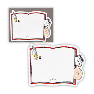 スヌーピー メッセージカード ミニメッセージカードセット 5枚セット SNセットノート2 ピーナッツ 日本ホールマーク プレゼントカード カード&封筒 キャラクター 多目的 グッズ メール便可