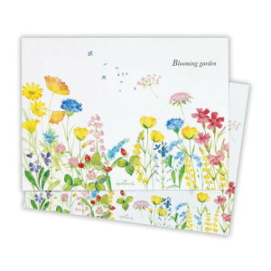 便箋 レターパッド ブルーミングガーデン2 日本ホールマーク 手紙 便せん グッズ メール便可 シネマコレクション