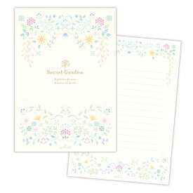 【ポイント10倍 & クーポン！】便箋 レターパッド シークレットガーデン 日本ホールマーク 手紙 便せん グッズ メール便可 シネマコレクション