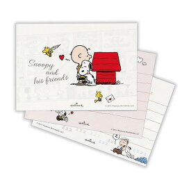 【ポイント10倍 & クーポン！】スヌーピー 便箋 ひとことふたこと箋 ひとことSNコミックホワイト3 ピーナッツ 日本ホールマーク ミニ便せん キャラクター メモ帳 グッズ メール便可 シネマコレクション
