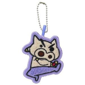 クレヨンしんちゃん キーチェーン 刺繍ワッペンチャーム ぶりぶりざえもん ジェイズプランニング キーホルダー かわいい アニメキャラクター グッズ メール便可 シネマコレクション