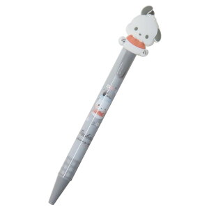 ポチャッコ ボールペン ラバーマスコット付きボールペン 0.5mm 新入学 サンリオ カミオジャパン 新学期準備文具 かわいい キャラクター グッズ メール便可 シネマコレクション
