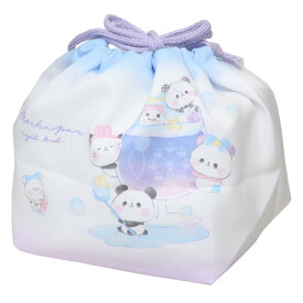 ランチ巾着 お弁当きんちゃくポーチ もちもちぱんだ カミオジャパン 新学期準備 かわいい グッズ メール便可 シネマコレクション