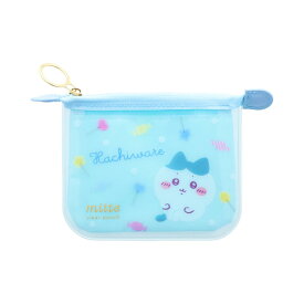 【ポイント10倍 & クーポン！】ちいかわ ミニポーチ クリアポーチミニ フラット mitte ハチワレ サンスター文具 小物入れ キャラクター グッズ メール便可 シネマコレクション