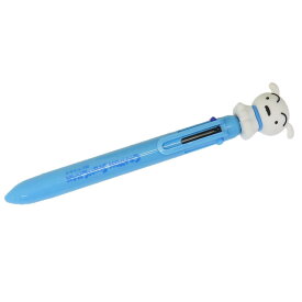 【ポイント10倍 & クーポン！】クレヨンしんちゃん ボールペン くるくるまわる6色ボールペン シロ 新入学 新学期準備文具 アニメキャラクター グッズ メール便可 シネマコレクション