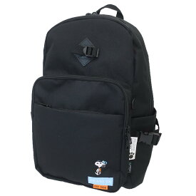 【ポイント10倍 & クーポン！】スヌーピー デイパック RE-PET スクリュック BK BLネーム ピーナッツ マリモクラフト バックパック キャラクター グッズ シネマコレクション