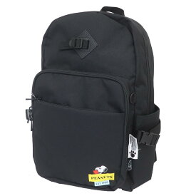 【ポイント10倍 & クーポン！】スヌーピー デイパック RE-PET スクリュック BK YEネーム ピーナッツ マリモクラフト バックパック キャラクター グッズ シネマコレクション