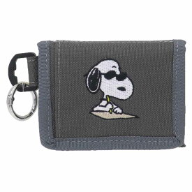 【ポイント10倍 & クーポン！】スヌーピー 小銭入れ RE-PET 2つ折りコインポーチ GY ジョークール ピーナッツ マリモクラフト コインケース キャラクター グッズ メール便可 シネマコレクション