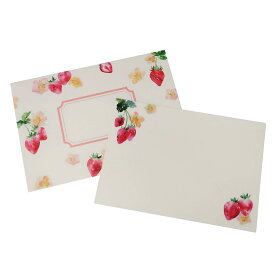 【ポイント10倍 & クーポン！】三井ちかこ 手紙セット レターセット 水彩いちご AHK-402 アクティブコーポレーション 便箋＆封筒 かわいい グッズ メール便可 シネマコレクション
