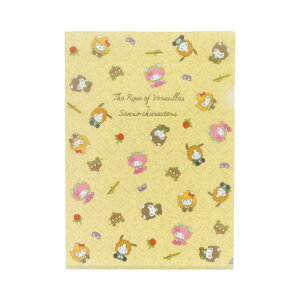 ベルサイユのばらxサンリオキャラクターズ クリアフォルダー A4クリアファイル B サンスター文具 新学期準備文具 キャラクター グッズ メール便可 シネマコレクション