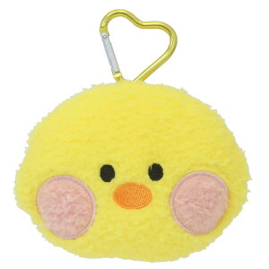 LINE FRIENDS minini ミニポーチ カラビナ付きフェイスポーチ サリニ サンタン 小物入れ キャラクター グッズ シネマコレクション