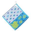 【12月は毎日ポイント10倍！】Fu re ru ループタオル ループ付きウォッシュタオル ホイップクリーム カエル 新入学 日…