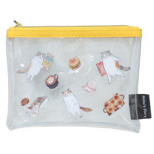 Mobu's Diary ペンポーチ PVCポーチ Food 新入学 Green Flash 筆箱 新学期準備文具 小物入れ かわいい グッズ メール便可 シネマコレクション