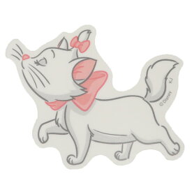 おしゃれキャット ダイカットシール ミニデコステッカー マリー ディズニーネコの日 ディズニー カミオジャパン 耐水耐光 キャラクター グッズ メール便可 シネマコレクション