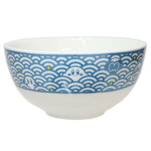 星のカービィ お茶碗 ライスボウル ふわふ和コレクション カービィたちと青海波 エンスカイ 食器 かわいい キャラクター グッズ シネマコレクション