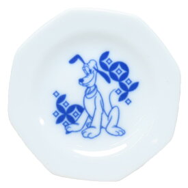 プルート 小皿 豆皿 ディズニー 三郷陶器 小粋染付 キャラクター グッズ メール便可 シネマコレクション