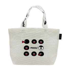 【ポイント10倍 & クーポン！】PINGUx松本セイジ トートバッグ メッシュバッグSサイズ WH ロータスウイング 手提げかばん キャラクター グッズ メール便可 シネマコレクション
